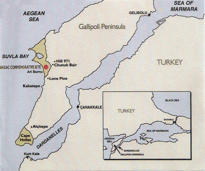 Gallipoli Map